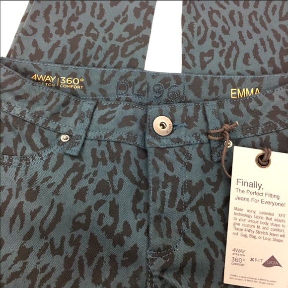 DL 1961 Emma Legging Cougar Print Size 26 NWT - Picture 7 of 7